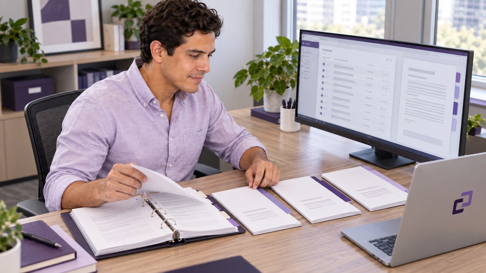 An assistant matching policy attachments to an endorsement index.